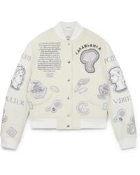 Casablanca Paris - Veste Bomber En Patchwork Chenille - Lyst