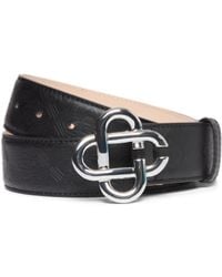 Casablanca Paris - Cc Logo Buckle Belt, By - Lyst