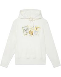 Casablanca Paris - Souvenirs De Vacances Printed Hooded Sweatshirt, By - Lyst