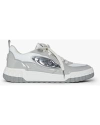 Casablanca Paris - Sneakers Pour Homme Argentées Court - Lyst