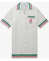 Casablanca Paris - Tennis Club Check Shift Dress, Size By - Lyst