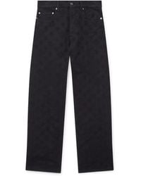 Casablanca Paris - Jean Droit En Denim À Monogramme - Lyst