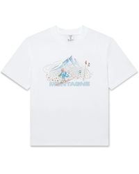 Casablanca Paris - T-Shirt De Ski À Manches Courtes - Lyst