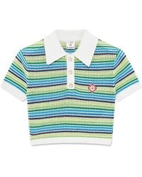 Casablanca Paris - Polo À Manches Courtes Et Rayures - Lyst