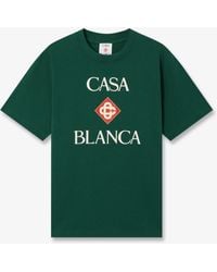 Casablanca Paris - Casablanca Diamond Logo Short Sleeve T-Shirt, By - Lyst