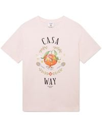 Casablanca Paris - T-Shirt À Manches Courtes Casa Way Mascot - Lyst