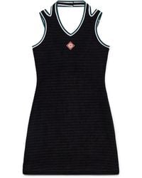 Casablanca Paris - Robe En Velours Texturé Tennis - Lyst