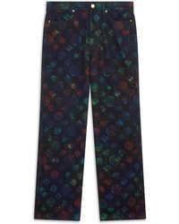 Casablanca Paris - Jean En Denim Heatmap À Monogramme - Lyst