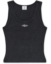 Casablanca Paris - Faded Ribbed Tank Top, By - Lyst