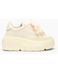 Casadei - Nexus With Fluffy Yarn Lace Sneaker - Lyst