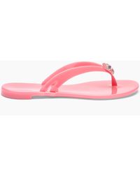 Casadei - Jelly Flip Flops - Lyst