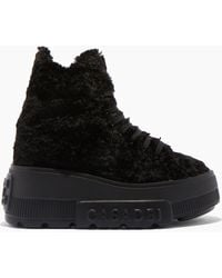Casadei - Nexus Fleece-Texture Sneakers - Lyst