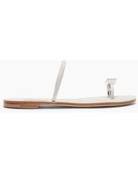 Casadei - Soraya Solar Eclipse Flat Sandals - Lyst