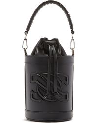 Casadei - Giulia Leather Bucket Bag - Lyst