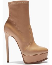 Casadei - Flora Platform Ankle Boot - Lyst