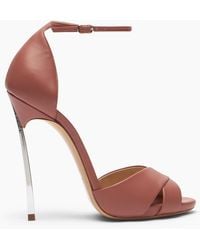 Casadei - Blade Criss Cross Sandal - Lyst