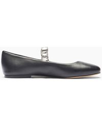 Casadei - Crystal Ballet Flats - Lyst