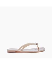 Casadei - Jelly Jeweled Pvc Flip Flops - Lyst