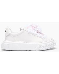Casadei - Off-road Sneaker With Fluffy Yarn Lace - Lyst