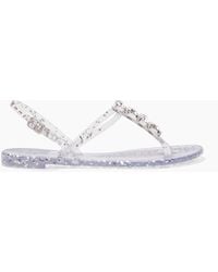 Casadei - Jelly Thong Sandal - Lyst