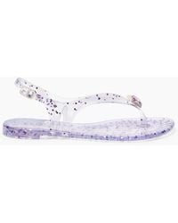 Casadei - Jelly Thong Sandal - Lyst