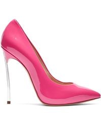 Casadei - Blade Patent Leather Pumps - Lyst