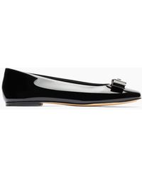 Casadei - Patent Leather Ballet Flats - Lyst