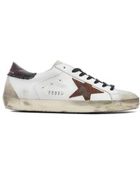Golden Goose Super-star Leather Upper Suede Star And Spur Laminated ...