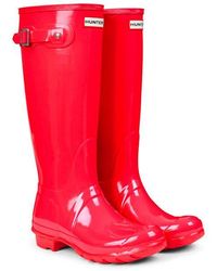 Red Wellington and rain boots for Women 