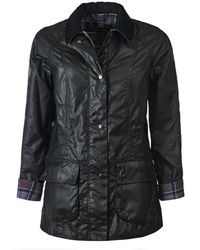 Barbour Beadnell Wax Jacket Lwx0667bk11 - Black