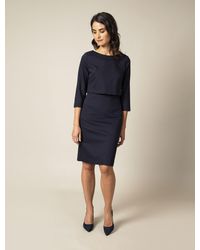 Cavallaro Napoli Dames Jurk - Carmela Jurk - Donkerblauw