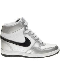 wedge heel trainers nike