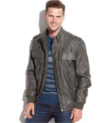 calvin klein leather jacket