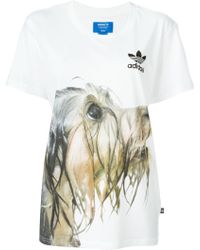 diseño atemporal vista previa de amplia selección de colores y diseños adidas Originals Dog-Print Cotton T-Shirt in White - Lyst diseño atemporal vista previa de amplia selección de colores y diseños adidas Originals Dog-Print Cotton T-Shirt in White - Lyst