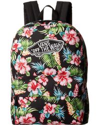 vans hawaiian black backpack