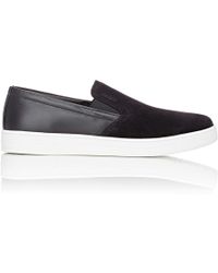 Lanvin Black Woven Leather Sneakers in Black for Men | Lyst