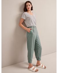Cefinn - Tyson Techni Linen Tapered Trouser - Lyst