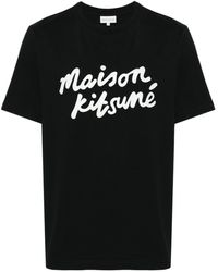 Maison Kitsuné - T-shirt con stampa - Lyst