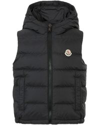Moncler - Gilet Trapuntato Con Cappuccio - Lyst