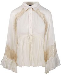 Mes Demoiselles - Blusa Deccala Con Ruches - Lyst
