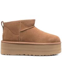 UGG - Stivali Classic Ultra Mini Con Suola Rialzata - Lyst