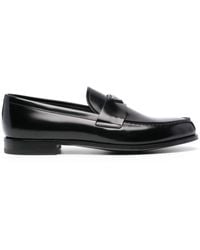 Prada - Mocassini Con Logo - Lyst