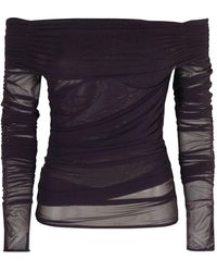 FEDERICA TOSI - Blusa Con Spalle Scoperte - Lyst