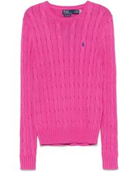 Polo Ralph Lauren - Maglione Con Lavorazione Intreccia - Lyst