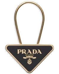 Prada - Portachiavi Con Logo - Lyst