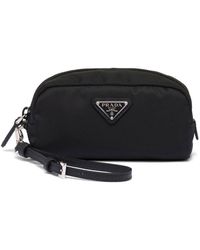 Prada - Pouch Re-Nylon Con Zip - Lyst