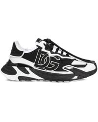 Dolce & Gabbana - Sneakers Chunky Con Logo Ricamato-Uomo - Lyst