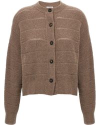 Brunello Cucinelli - Cardigan A Coste - Lyst