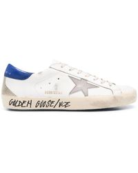 Golden Goose - Sneakers super-star con effetto vissuto - Lyst