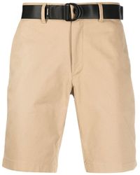 Calvin Klein - Shorts slim in twill - Lyst